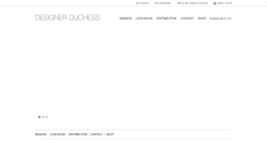 Desktop Screenshot of designerduchess.com